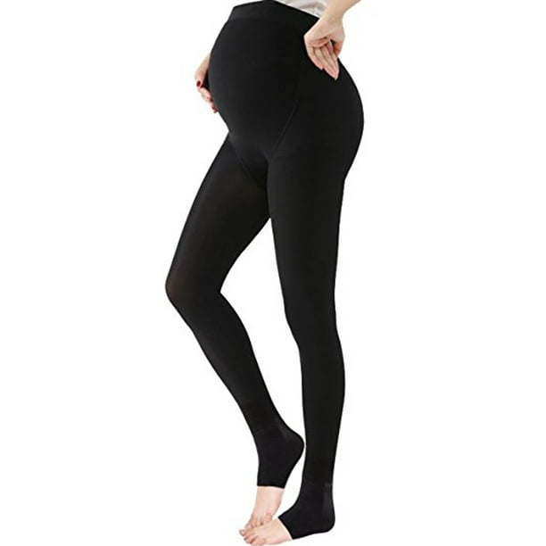 Women Casual Warm Pregnancy Leggings Support Belly Pants Maternity Trousers